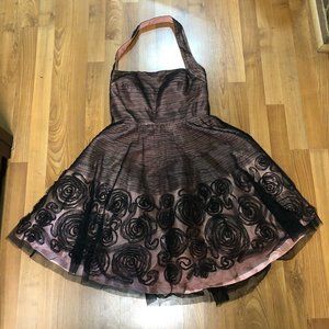 Jessica Simpson 1950's Halter Cocktail Prom Dress MINT CONDITION